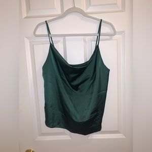 silky tank top blouse